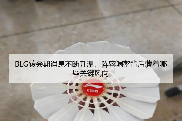 BLG转会期消息不断升温，阵容调整背后藏着哪些关键风向